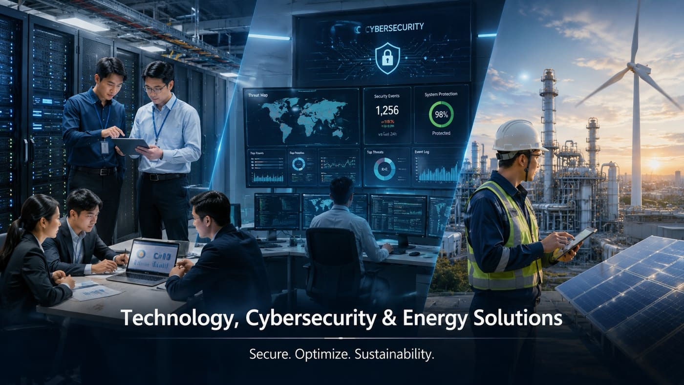 ภาพรวมบริการ Technology, Cybersecurity และ Energy Solutions ของบริษัท 168 คอร์ปอเรชั่น จำกัด